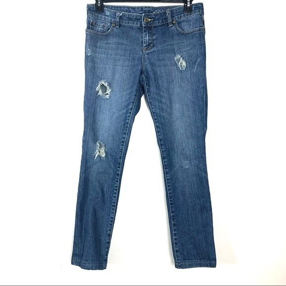 The Limited Blue Slightly Distressed Women's Jean Pants Size 8 - Picture 1 of 9